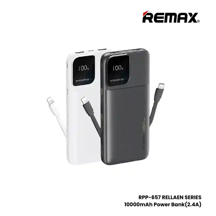 REMAX RPP-657 Rallaen Series 10000mAh Fast Charging Power Bank